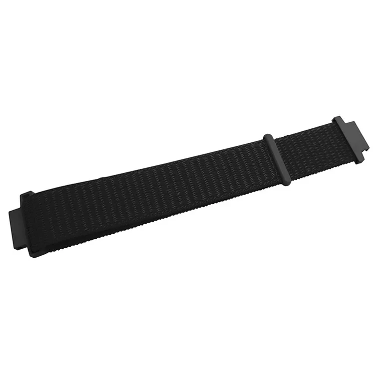 Para Huami Amazfit Verge 2 (A1807) Nylon Sport Loop Watch Bands Adjustable Strap with Spring Bar - Negro