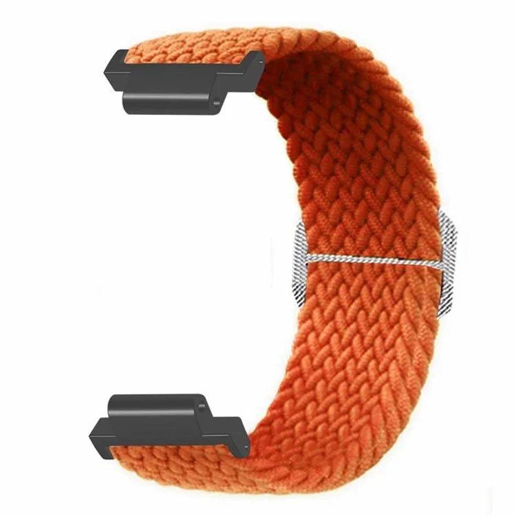 Per Garmin Forerunner 220 / 230 / 235 / 735XT / 620 / 630 Cinturino Orologio Elastico Intrecciato in Nylon - Arancione