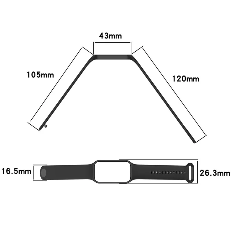 Para Xiaomi Smart Band 8 Active / Redmi Band 2 Silicone Watch Band Replacement Wrist Strap with Watch Case - Púrpura