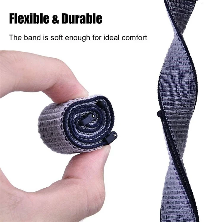 For Huawei Band 6 / 6 Pro / Honor Band 6 Watch Strap Nylon Loop Adjustable Wrist Band - Lake Green