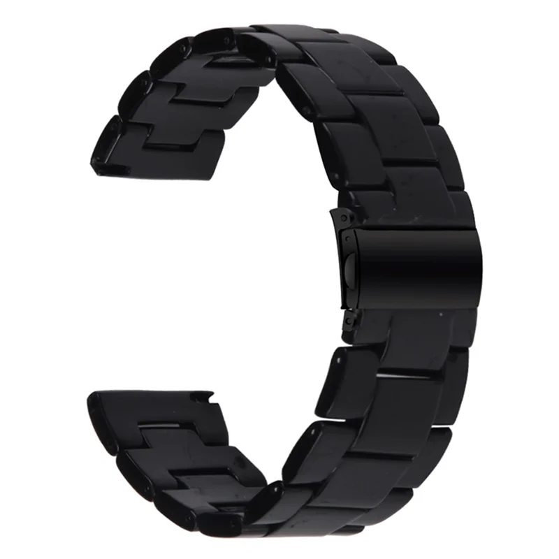 For Garmin Vivoactive 4 Replacement Watch Strap 22mm Waterproof Resin Watch Band - Black