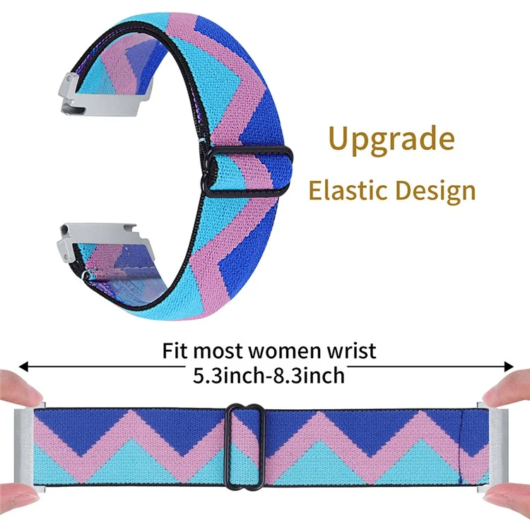 For Huawei Watch 4 Pro / Watch GT 3 / 2 46mm Nylon Watch Band 22mm Quick Release Replacement Elastic Watch Strap - 1#