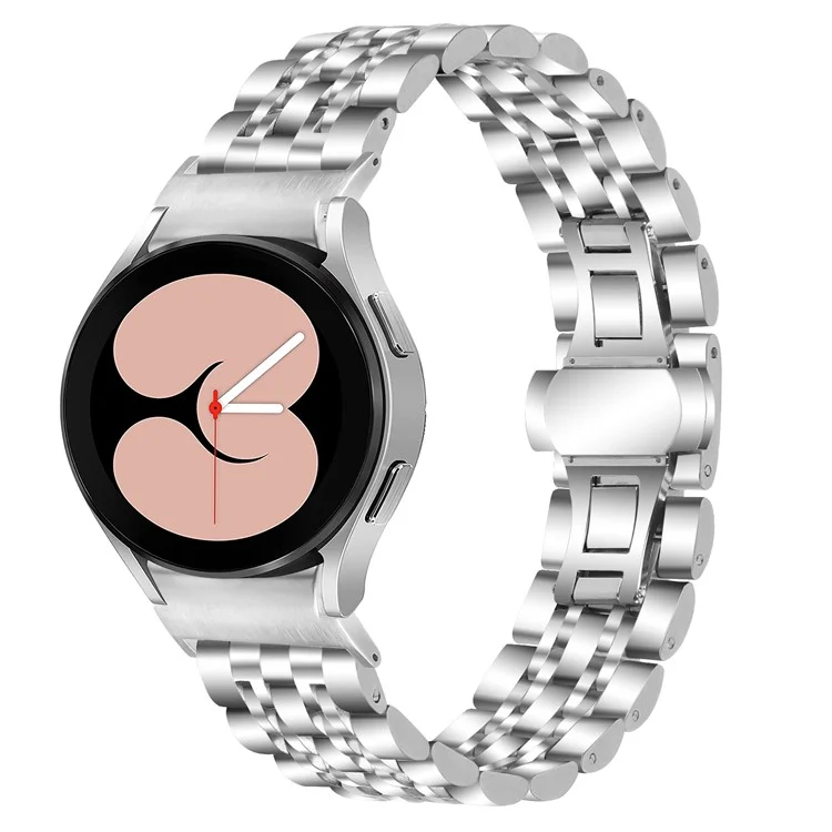 Für Samsung Galaxy Watch6 / Watch6 Classic Edelstahlarmband Smartwatch-Armband - Silber