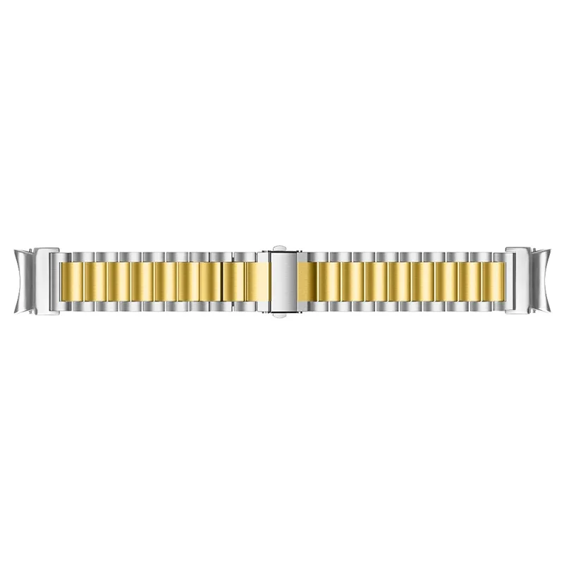 For Samsung Galaxy Watch6 / Watch6 Classic Replacement Metal Strap Quick Release Connector Stainless Steel Watch Band - Silver / Gold