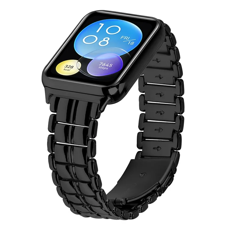 For Xiaomi Smart Band 8 Pro Metal Wrist Band Replacement Smart Watch Strap - Black