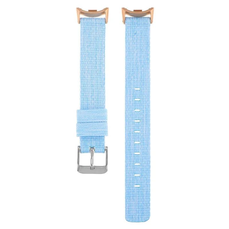 For Xiaomi Smart Band 9 NFC / 9 / 8 NFC / 8 Nylon Watch Strap Adjustable Wrist Band Replacement - Baby Blue