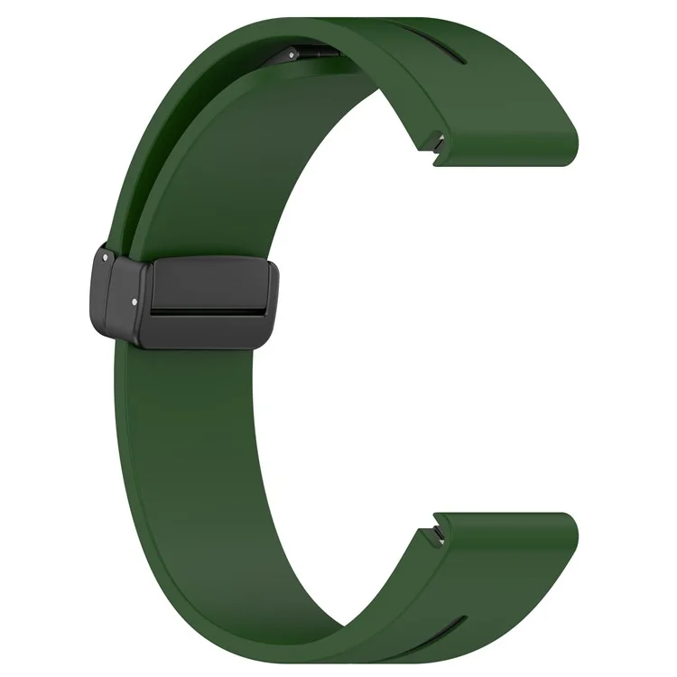 Pour Garmin Tactix 7 Pro / Fenix 7X / 6X / 6X Pro / 5X Plus 26mm Bracelet de montre Boucle noire Sangle bicolore en silicone - Vert armée + Noir