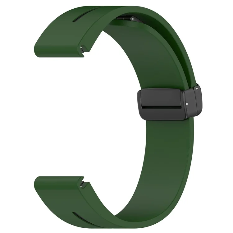 Pour Garmin Tactix 7 Pro / Fenix 7X / 6X / 6X Pro / 5X Plus 26mm Bracelet de montre Boucle noire Sangle bicolore en silicone - Vert armée + Noir