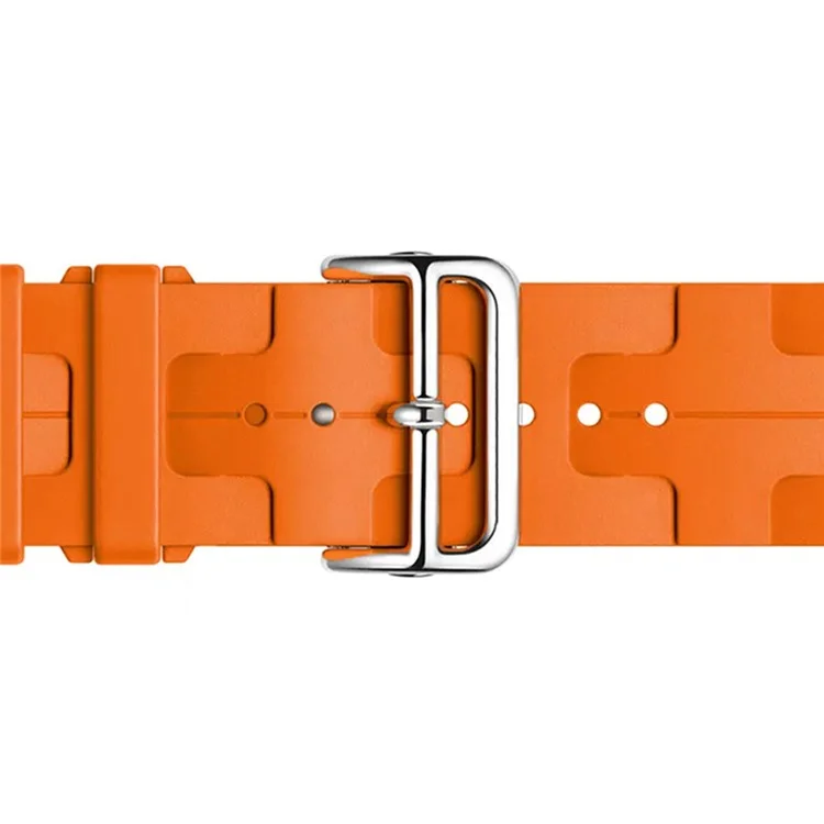 Für Huawei Watch gt 4 / GT 3 / GT 2 46 mm Wasserdichtes Riemen 22mm Flüssigkeit Silikon Uhrenband - Orange