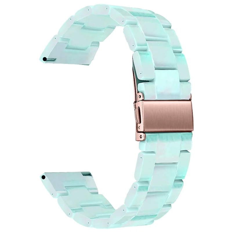 For Misfit Vapor Watch Band Waterproof Resin Replacement Watch Strap - Phantom Green