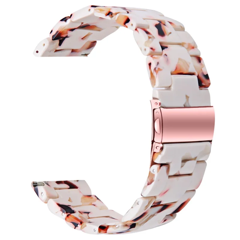 For Misfit Vapor Watch Band Waterproof Resin Replacement Watch Strap - Nougat
