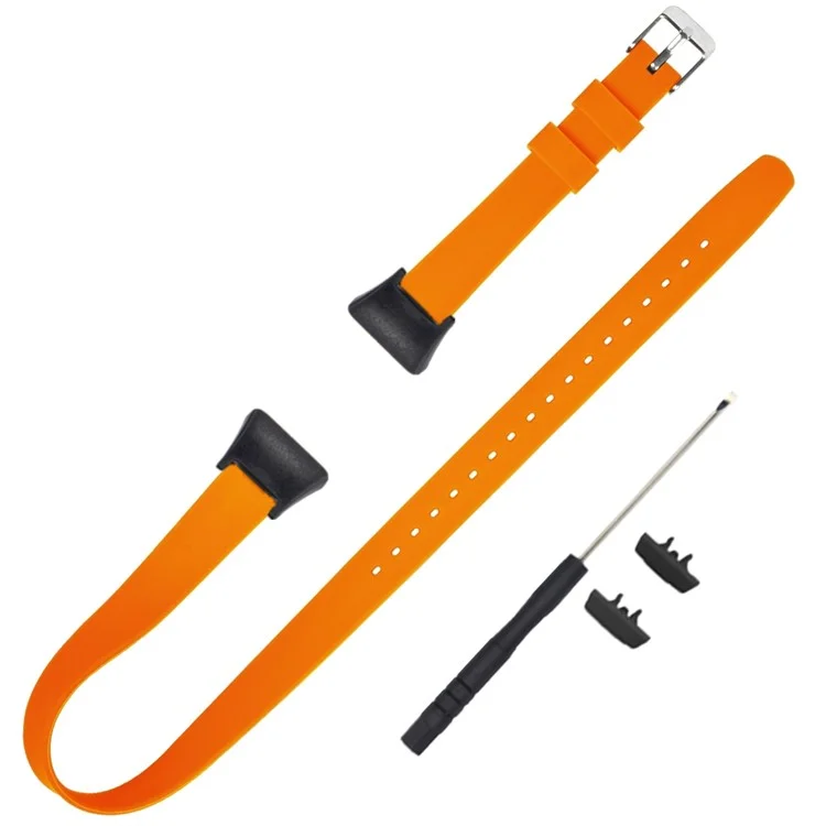 Para Huawei Band 6 / Band 6 Pro / Honor Band 6 Strap Long Silicone Watch Bands - Orange