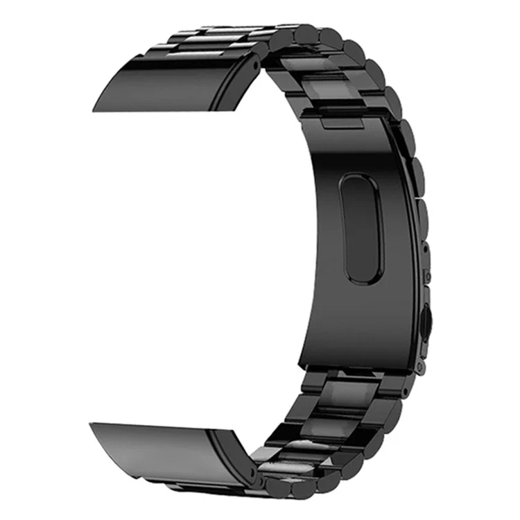 Para Xiaomi Redmi Watch 2 / Watch 2 Lite Watch Band 3-beads Solid Metal Strap Replacement - Negro