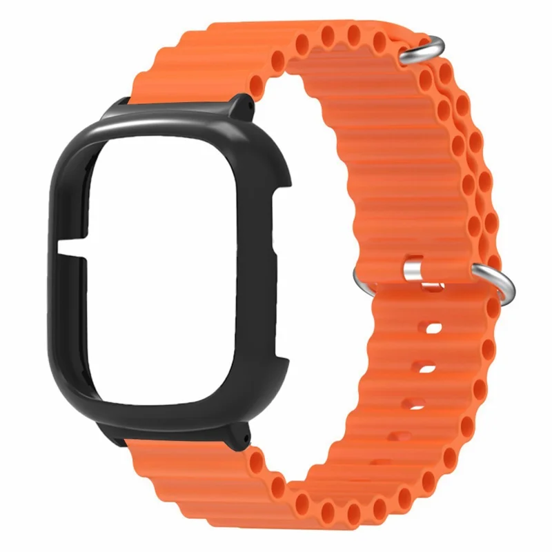 For Honor Watch 4 Ersatz-Armband Silikonband mit Uhrengehäuse - Orange