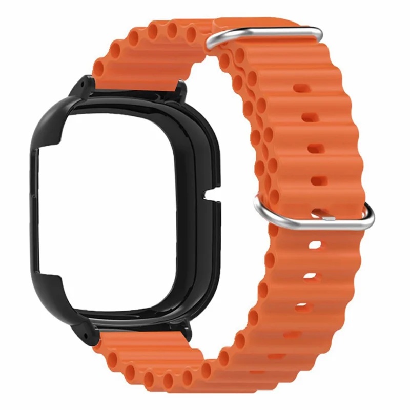 For Honor Watch 4 Ersatz-Armband Silikonband mit Uhrengehäuse - Orange