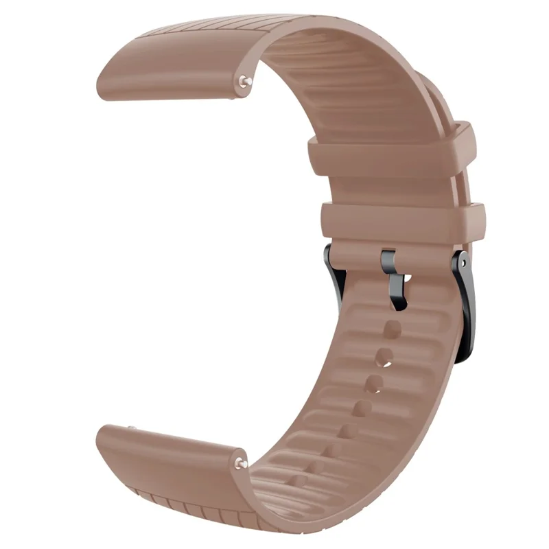For Huami Amazfit GTR 3 / GTR 3 Pro Replacement Band Adjustable Silicone Watch Strap - Brown
