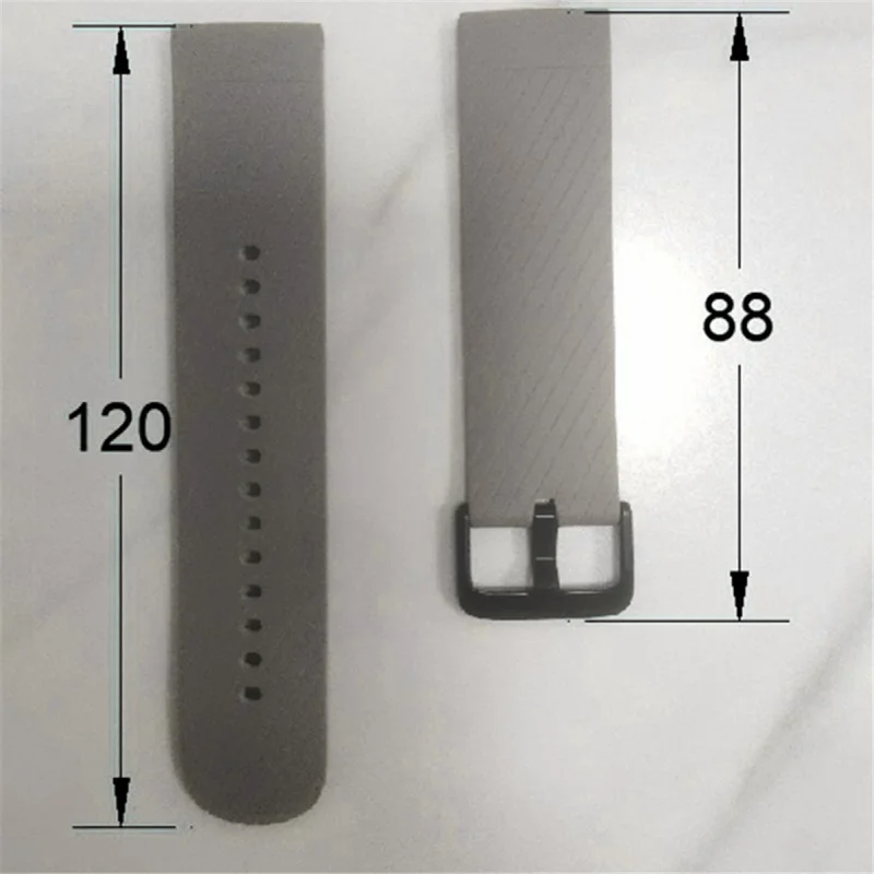 For Huami Amazfit GTR 3 / GTR 3 Pro Replacement Band Adjustable Silicone Watch Strap - Brown