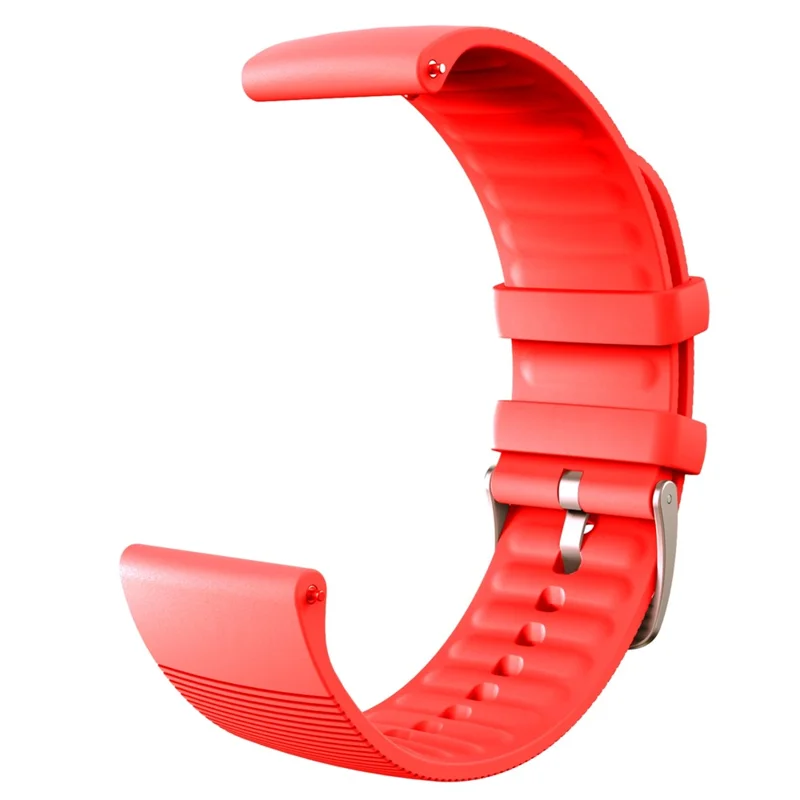 Für Huami Amazfit GTS3 Einfarbiges Armband Verstellbares Silikonarmband - Rot