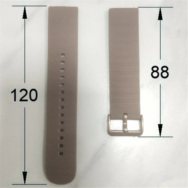 Für Huami Amazfit GTS3 Einfarbiges Armband Verstellbares Silikonarmband - Rot