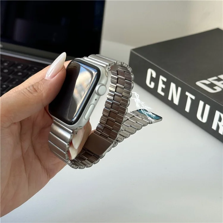 Watch Band for Apple Watch Series 10 42mm / 9 8 7 41mm / SE (2023) SE (2022) SE 6 5 4 40mm / 3 2 1 38mm Magnetic Watchband Strap - Pink