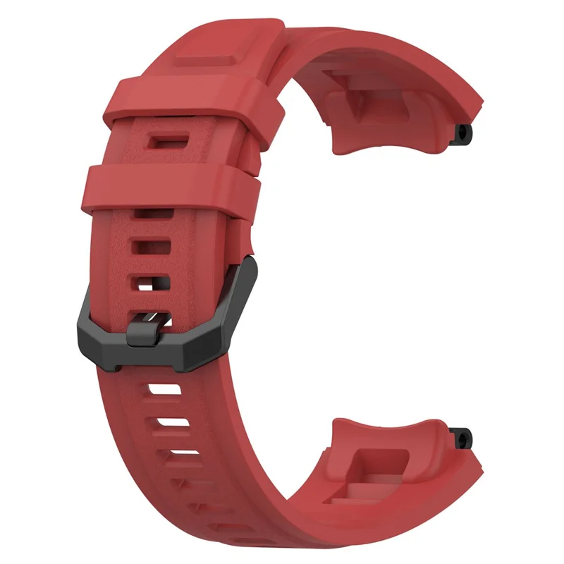 For Huami Amazfit Active Edge A2212 Replacement Wrist Band Soft Silicone Watch Strap - Red