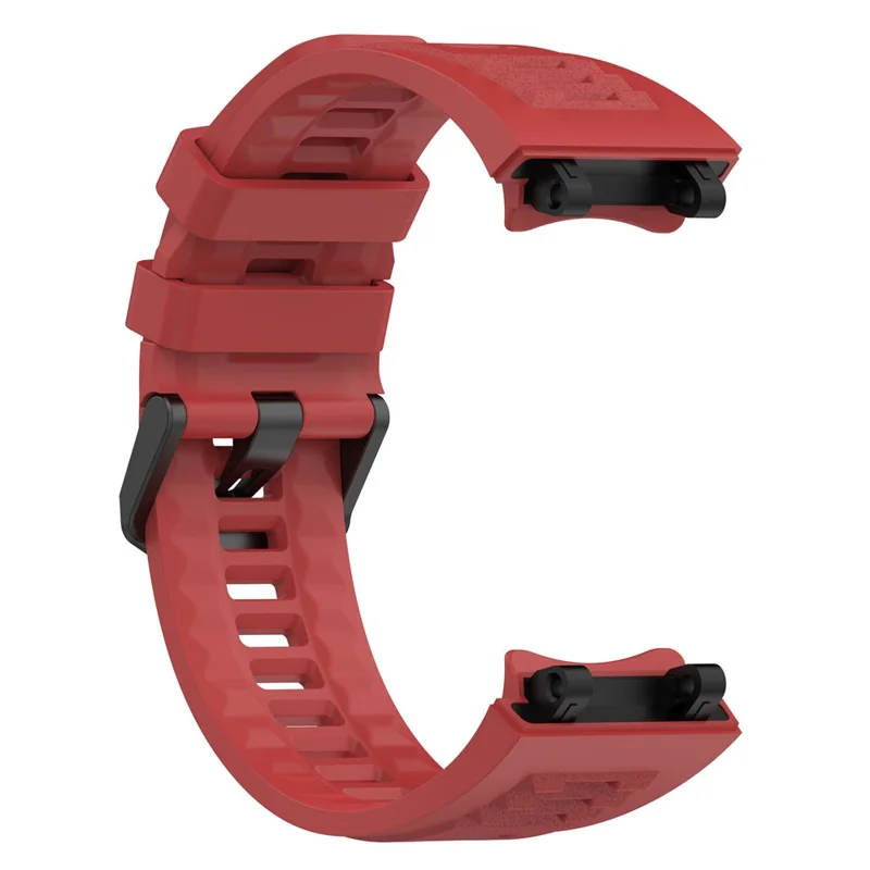 For Huami Amazfit Active Edge A2212 Replacement Wrist Band Soft Silicone Watch Strap - Red