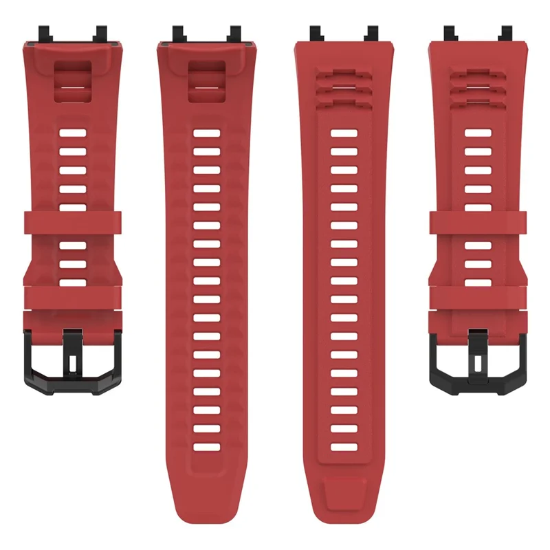 For Huami Amazfit Active Edge A2212 Replacement Wrist Band Soft Silicone Watch Strap - Red