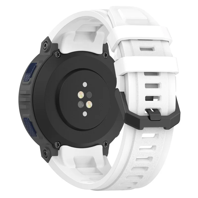 For Huami Amazfit Active Edge A2212 Replacement Wrist Band Soft Silicone Watch Strap - White