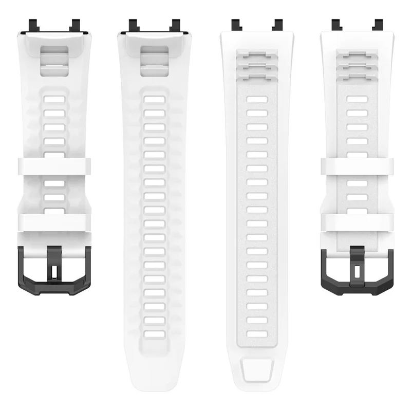 For Huami Amazfit Active Edge A2212 Replacement Wrist Band Soft Silicone Watch Strap - White