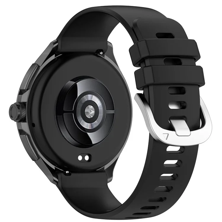 Per Xiaomi Watch S3 / Huawei Watch 2 Pro / Honor Watch 4 Pro Cinturino per orologio 22mm in silicone - Nero