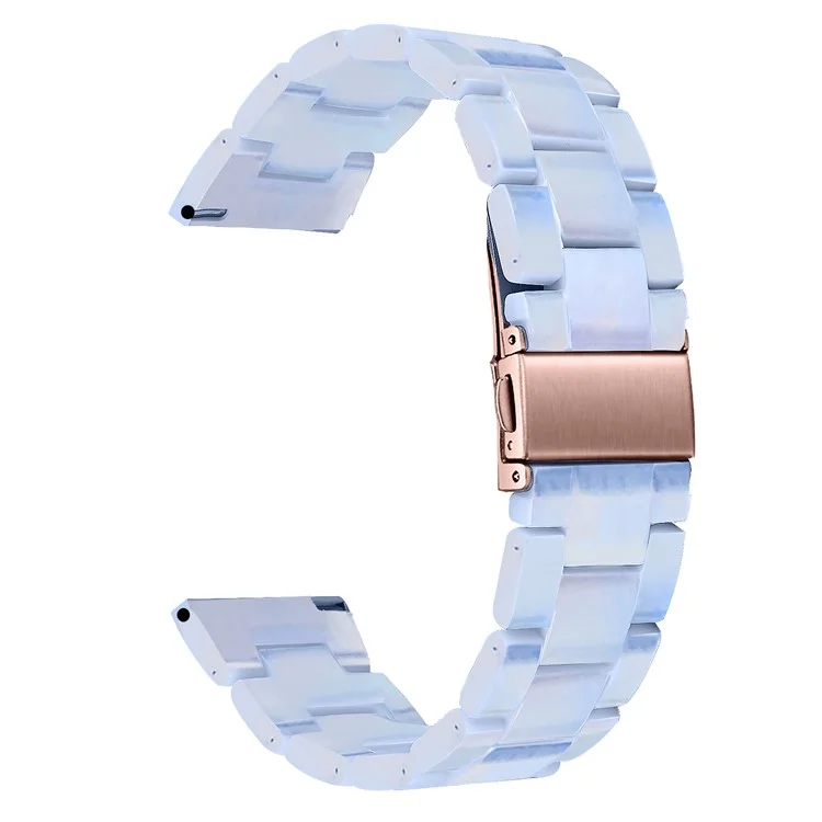 Para Misfit Vapor Resin Watch Strap Replacement Waterproof Watch Band - Baby Blue