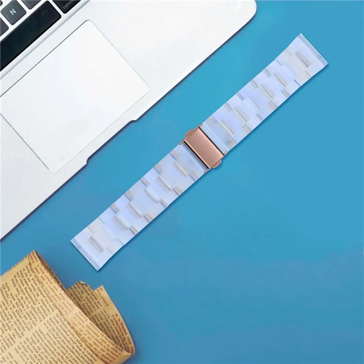 Para Misfit Vapor Resin Watch Strap Replacement Waterproof Watch Band - Baby Blue