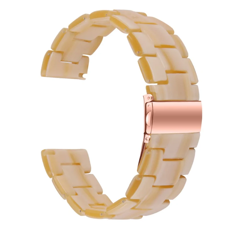 For Misfit Vapor Resin Watch Strap Replacement Waterproof Watch Band - Ivory