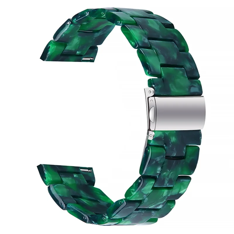 For Misfit Vapor Resin Watch Strap Replacement Waterproof Watch Band - Matte Green