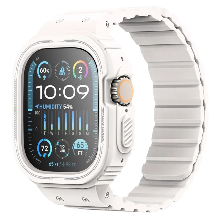 DUX DUCIS Série OA Bracelet monobloc pour Apple Watch Ultra / Ultra 2 de 49 mm avec boîtier - Étoile filante 