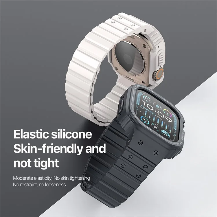 DUX DUCIS Série OA Bracelet monobloc pour Apple Watch Ultra / Ultra 2 de 49 mm avec boîtier - Étoile filante 
