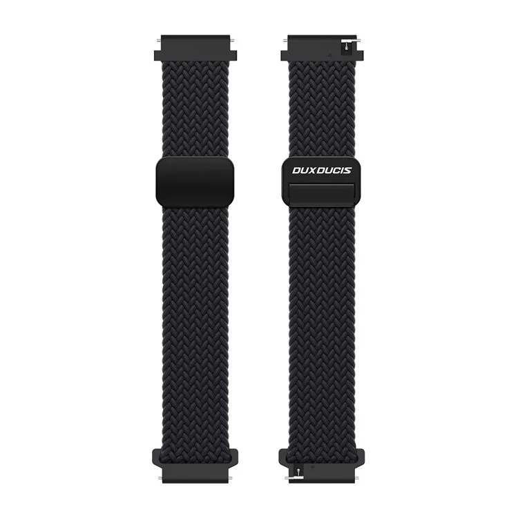DUX DUCIS Mixture Pro Series Nylon Woven Strap for Samsung Galaxy Watch3 45mm / Huawei Watch Ultimate Magnetic Buckle 22mm Watchband - Mezzanotte