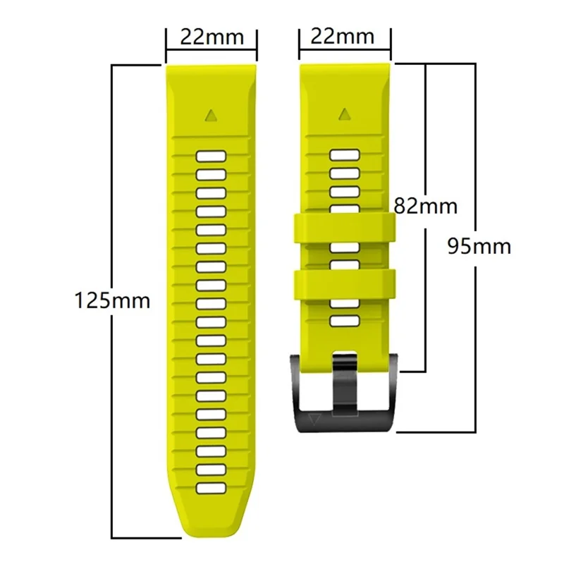 For Garmin Fenix 7 Pro / Fenix 7 Silicone Watch Bands Dual-Color Replacement Strap - Army Green+Black