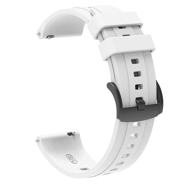 Para Huawei Watch GT 4 46mm Reloj Inteligente Banda 22mm Correa de Silicona de Repuesto - Blanco
