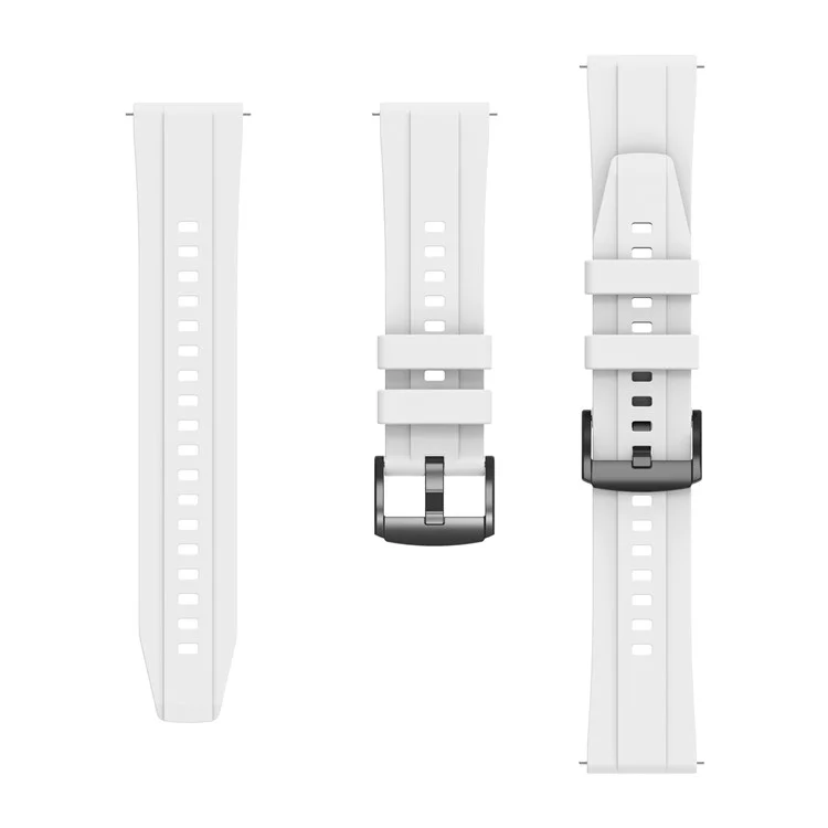 Para Huawei Watch GT 4 46mm Reloj Inteligente Banda 22mm Correa de Silicona de Repuesto - Blanco