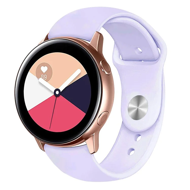 KALEBOL KLB-DKGJ-001 For Samsung Galaxy Watch3 45mm / Garmin Venu 3 Watch Strap 22mm Silicone Band - Purple