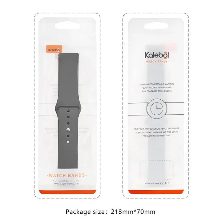 KALEBOL KLB-DKGJ-001 For Samsung Galaxy Watch3 45mm / Garmin Venu 3 Watch Strap 22mm Silicone Band - Purple