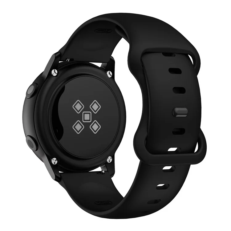 KALEBOL KLB-HDKGJ-001 Para Samsung Galaxy Watch6 Classic 43mm / 47mm Correa de Reloj 20mm Correa de Silicona - Negro