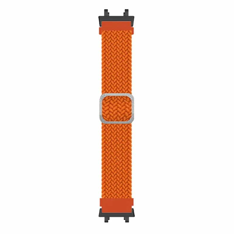 For Huami Amazfit Active Edge (A2212) Watch Band Braided Nylon Adjustable Straps - Orange