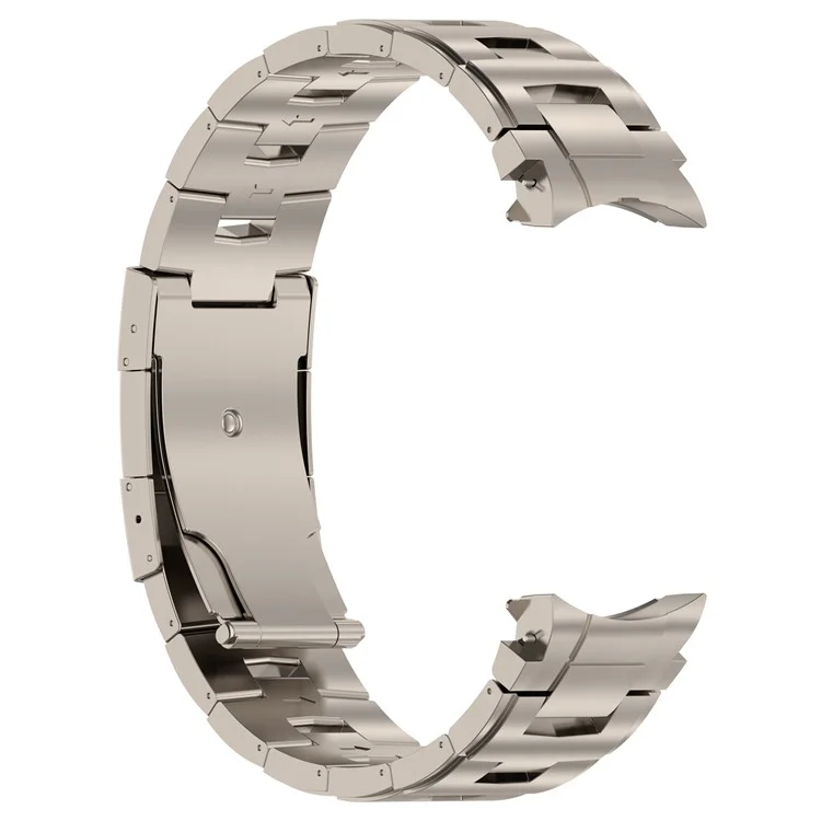 Per Samsung Galaxy Watch FE 40mm / Watch6 / Watch6 Classic / Watch 5 Titanium Steel Watch Strap Quick Release Band - Titanium