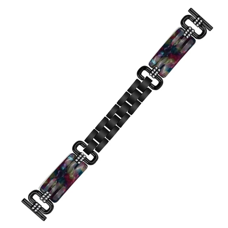 For Huami Amazfit Youth Edition 20mm Resin Smart Watch Band Strap - Black