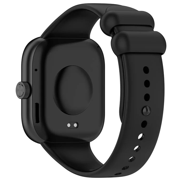 Para Xiaomi Redmi Watch 4 / Smart Band 8 Pro Pulseira de Relógio de Silicone com Fivela Preta - Preta