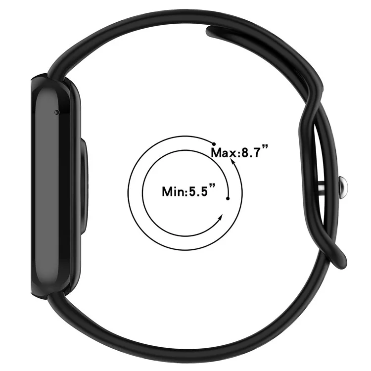 Для Xiaomi Mi 8 Pro Replacement Band Dual Color Silicone Watch Strap - Green / Black
