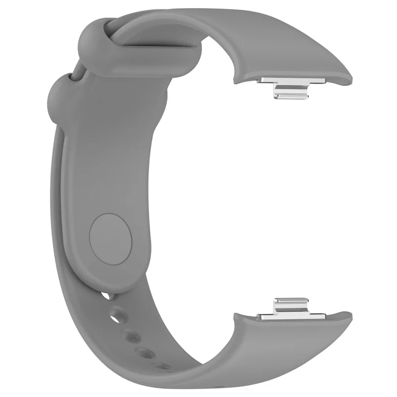 For Xiaomi Smart Band 9 Pro / 8 Pro / Redmi Watch 4 / Watch 5 / Watch 5 eSIM Silicone Watch Strap Adjustable Band - Grey