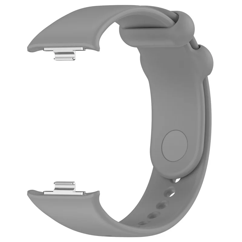 For Xiaomi Smart Band 9 Pro / 8 Pro / Redmi Watch 4 / Watch 5 / Watch 5 eSIM Silicone Watch Strap Adjustable Band - Grey